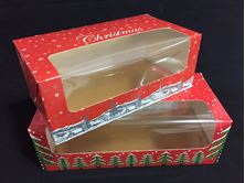 Picture of CHRISTMAS LOG BOXES SMALL 260X150X100